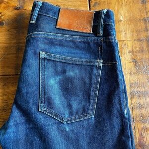 3sixteen ST-100x 14.5oz raw selvedge denim.
